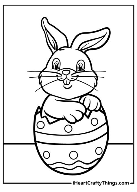 easter bunny coloring pages free